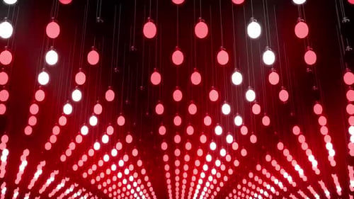 Dynamisches Rotlichtdisplay sorgt für eine moderne, lebendige Atmosphäre