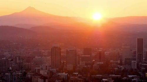 Portland City In Oregon