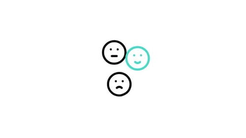 Animated Customer Feedback Emoji Icons