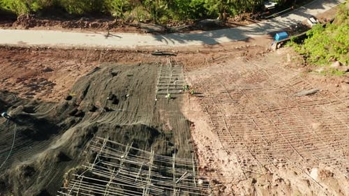 Rockfall Protection Netting Safety Wire Mesh in the Mountains