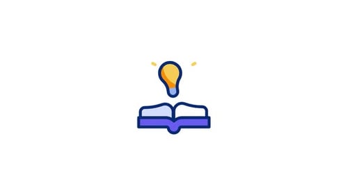 Animated Education Idea Icon Reveal