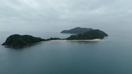 Die Inseln an bewölktem Tag, Brasilien
