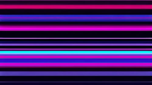 Vibrant Glitch Horizontal Lines Loop Background
