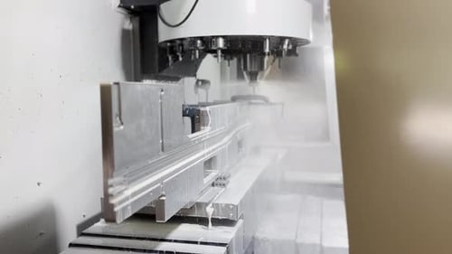 CNC Cutting Aluminum With Coolant