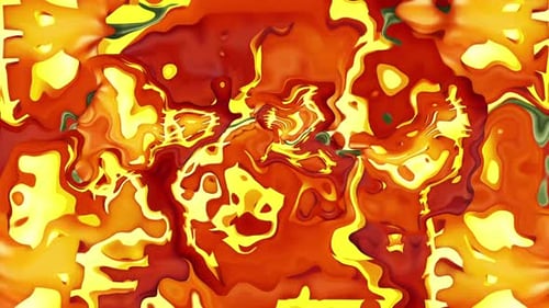 Abstrakter Halloween-Kürbiswellen-Animationsschleifenhintergrund