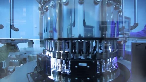 Contrôle de qualité pharmaceutique avec technologie d'inspection optique dans une usine moderne