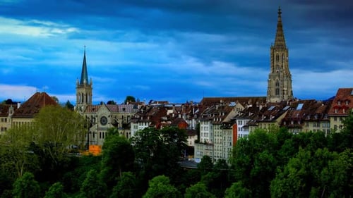 Breathtaking And Beautiful View Of Bern, Switzerland