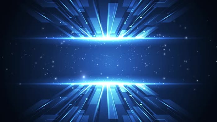 Modern Blue Particle Background Loop 4k, Backgrounds Motion Graphics ft ...