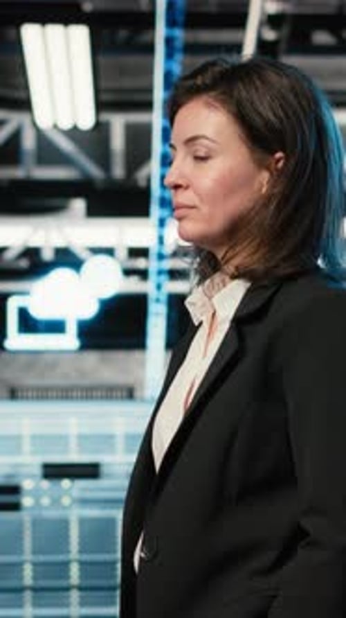 Vertical Video Inspecting Rigs VFX Compositing and Manager in Data Center