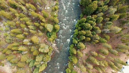 4K Aerial Footage Colorado Summer Taylor River