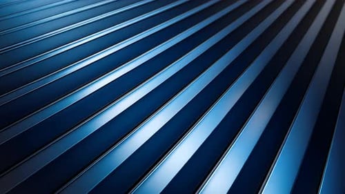 Abstract dark blue metallic lines