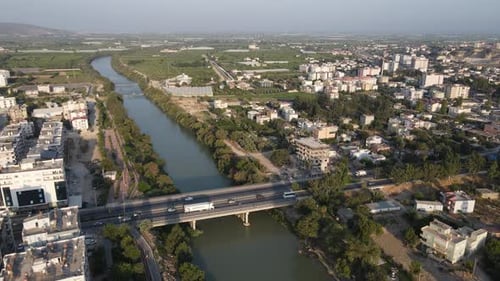 Aerial Goksu Turkish City