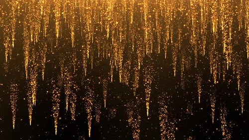 Fundo abstrato luxuoso com glitter dourado, conceito de celebração da temporada festiva, linhas douradas brilhantes