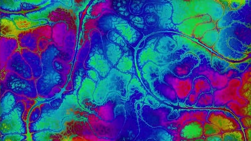 Animação de fundo RGB de ruído de turbulência | 4k