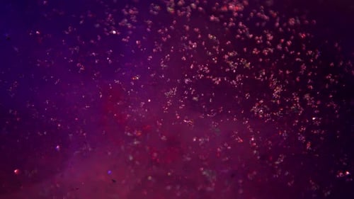 Abstract Sparkling Particles Loop Background