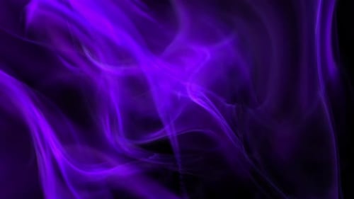 Abstract Purple Fluid Smoke Background Loop