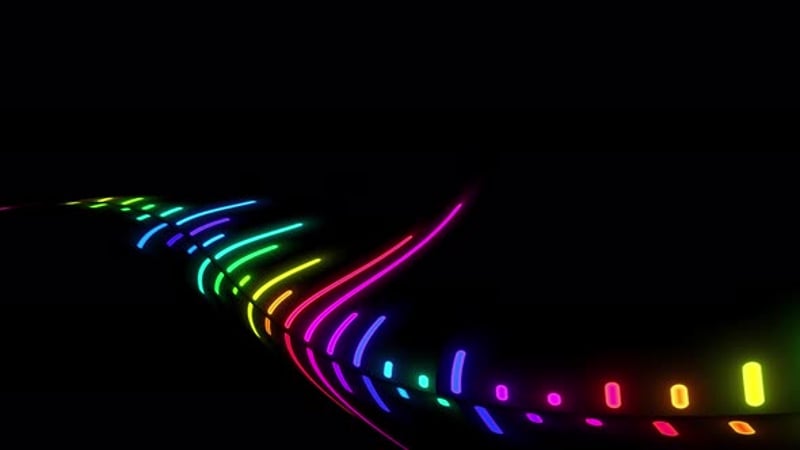 Seamless Loop Audio Spectrum Visualizer Soundwave Effect Music ...