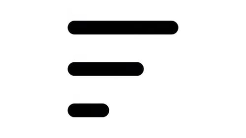 Minimalist Hamburger Menu Icon UI Transition