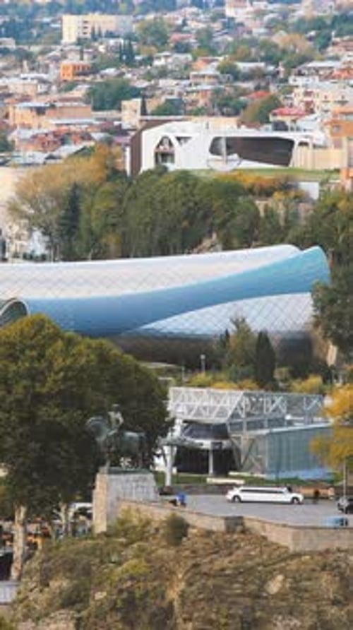 Tbilisi Georgia Summer Aerial View