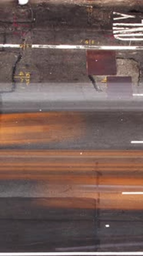 New York City Street in Vertical Format
