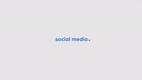 Modern Social Media Text Reveal Animation