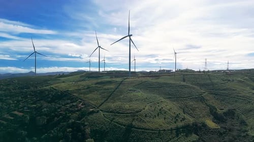 Wind turbines renewable energy
