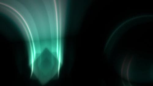 Light green stripes moving upwards disappearing into dark background