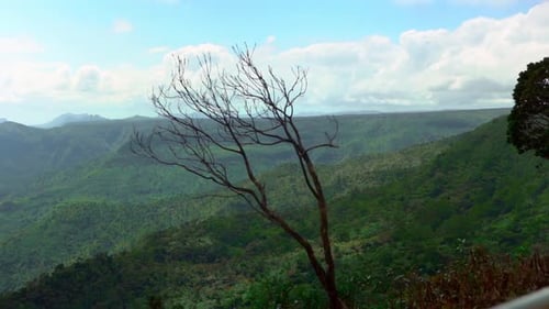 Mauritius viewpoint in Le Chamarel
