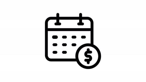 calendar line icon animation