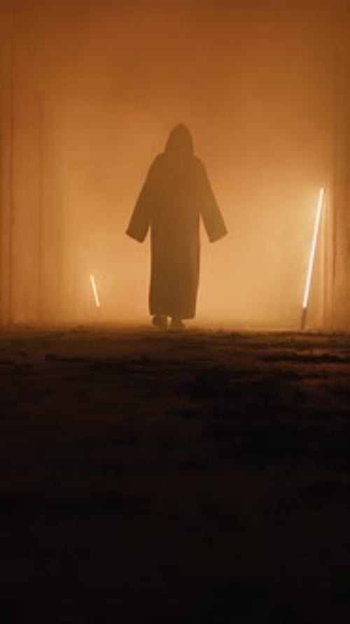 Strange Walk In Silhouette For The Death