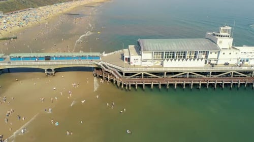 Bournemouth Pier - Aerial track right