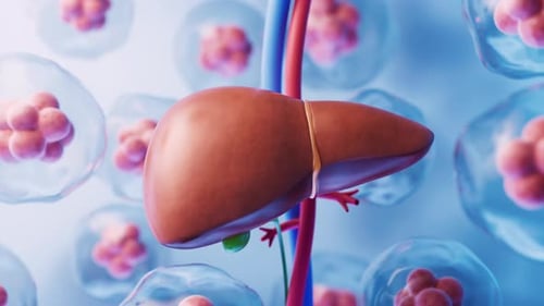 3D Human Liver Anatomy with Gallbladder and Blood Vessels