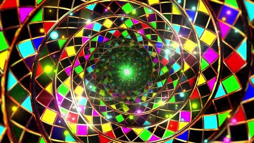 Infinite Circle Mosaic