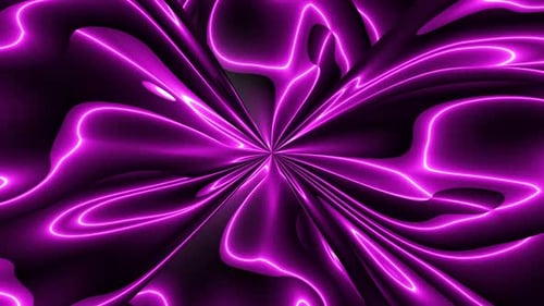 abstract tunnel purple color liquid background. vortex wave template texture video footage 4k,