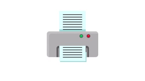 Printer Element Alpha Animation