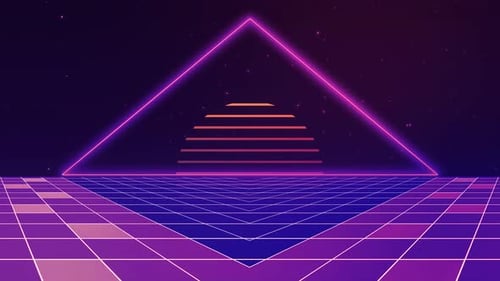 Digital video game retro style 80s-90s