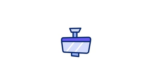 Rearview Mirror Animated Icon