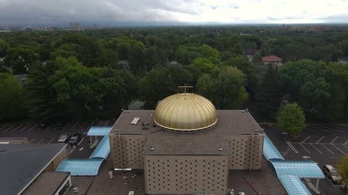 St. Mary's Greek Orthodox Church in Minneapolis. Stormy days.