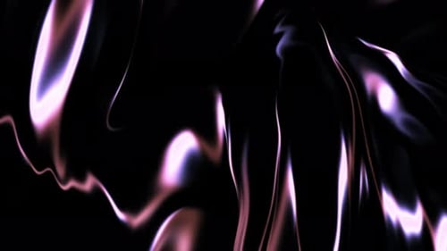 Abstract Fluid Glowing Lines Dark Background Animation