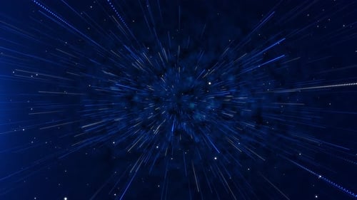 Futuristic Abstract Digital Light Trails Motion Background