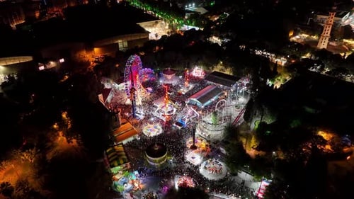 Amusement Park Drone Shooting