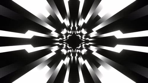 White Colored Lines Movement Background Vj Loop In 4K