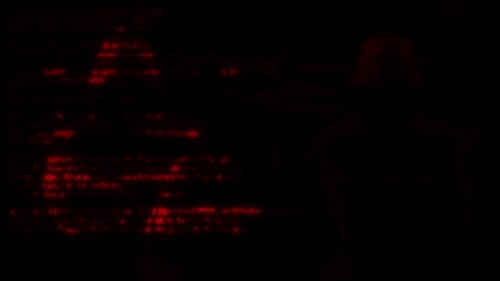 Digital Glitch Code Screen Animation