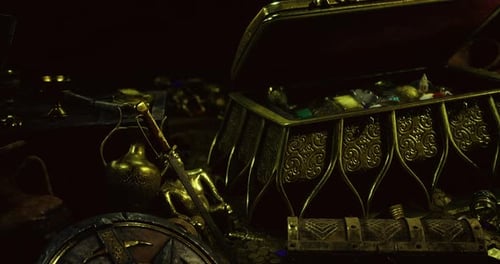 Mysterious Treasure Chest and Ancient Artifacts Reveal