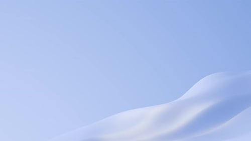 Abstract Flowing Waves Smooth Background Animation