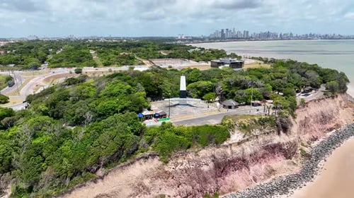 Phare de Cabo Branco dans la ville brésilienne de Joao Pessoa, dans l'État de Paraiba.