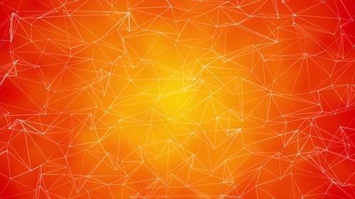 Golden Plexus Background Loop V2