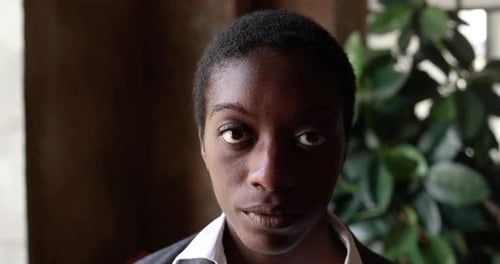 African Business Woman Working Inside Modern Office Africa