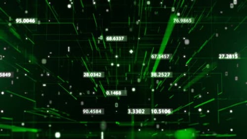 Digitale grüne Struktur