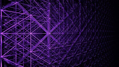Side Movement On Purple Blurred Grate Background Vj Loop In 4K